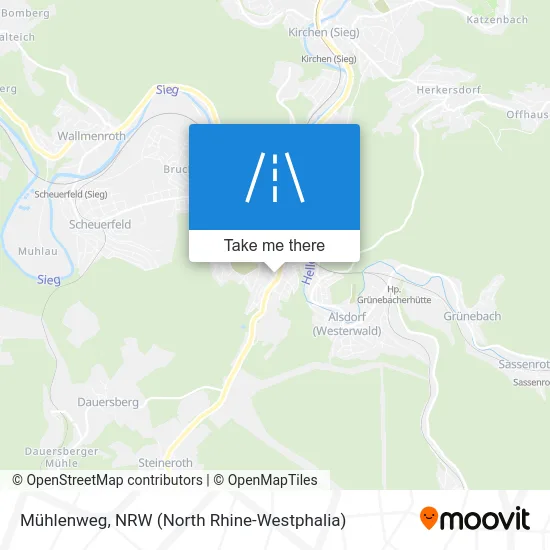 Карта Mühlenweg