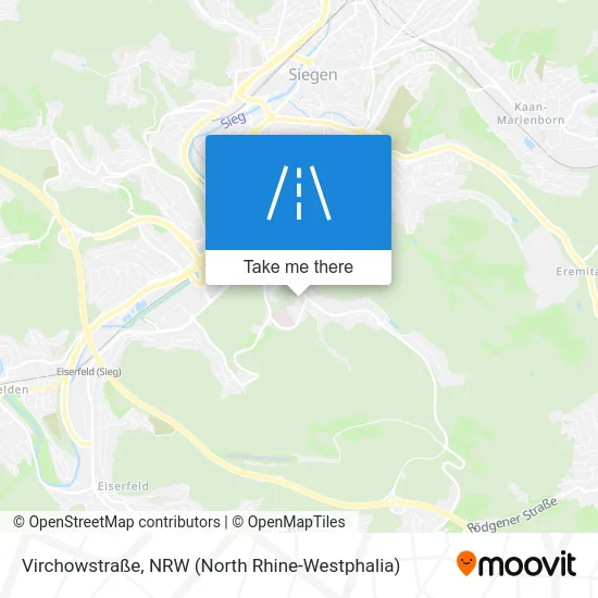 Карта Virchowstraße