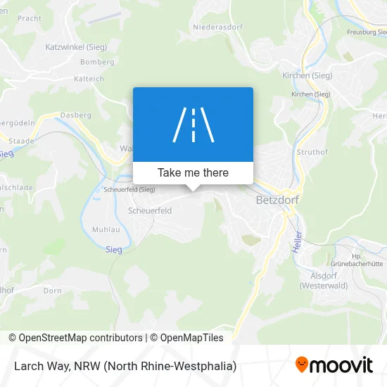 Lärchenweg map