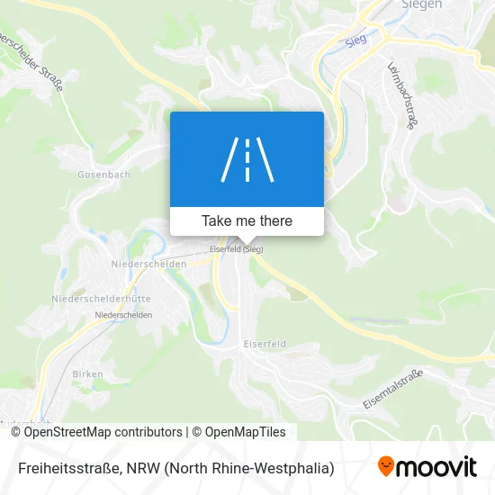 Карта Freiheitsstraße