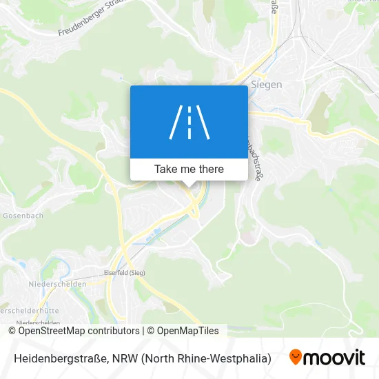 Heidenbergstraße map