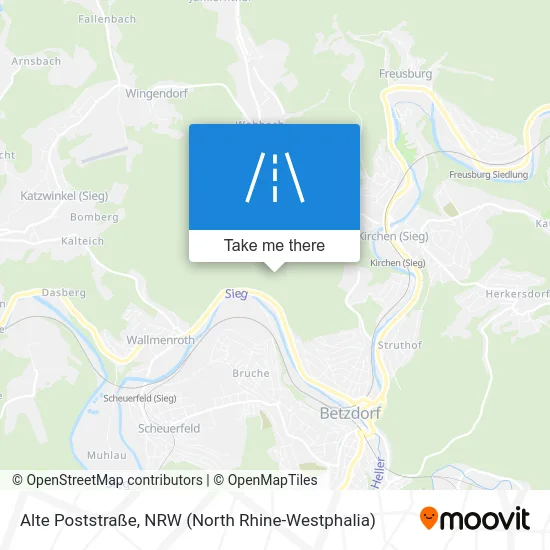 Карта Alte Poststraße