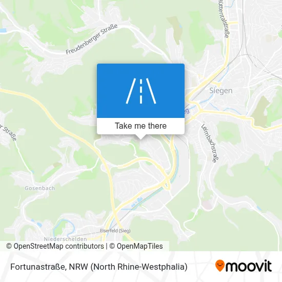 Fortunastraße map