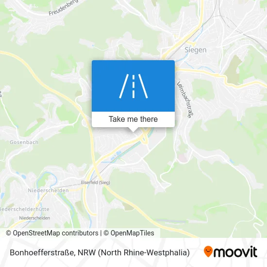 Bonhoefferstraße map