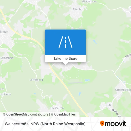 Карта Weiherstraße