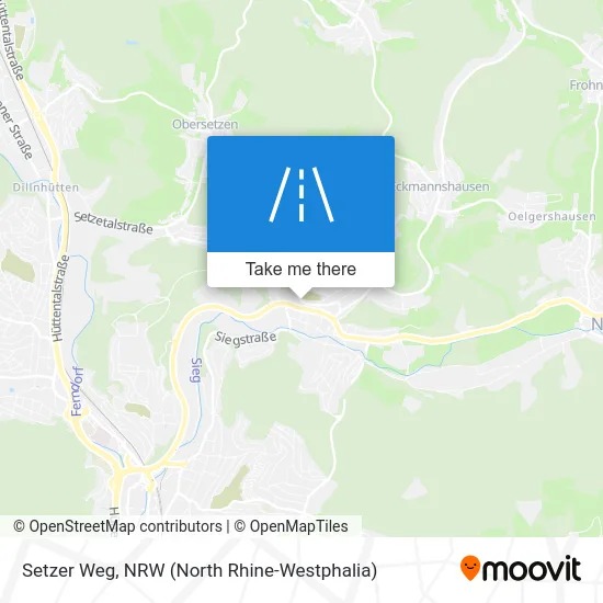 Карта Setzer Weg