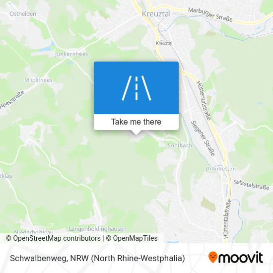 Schwalbenweg map