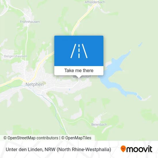 Карта Unter den Linden