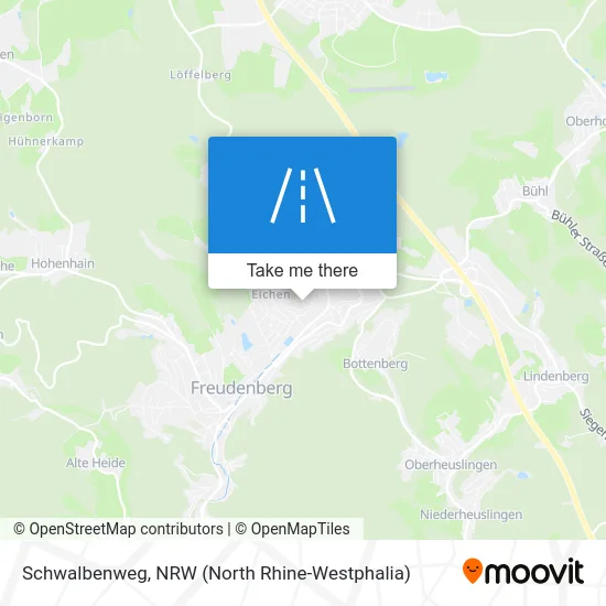 Schwalbenweg map