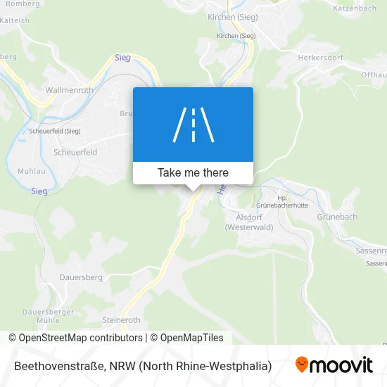 Beethovenstraße map