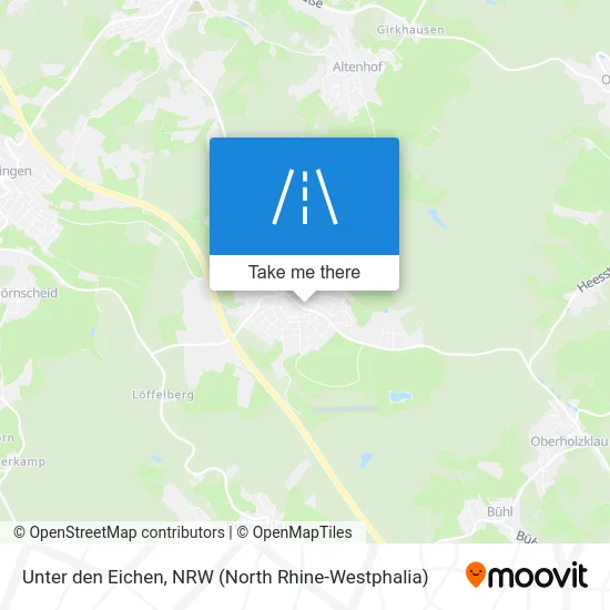 Карта Unter den Eichen