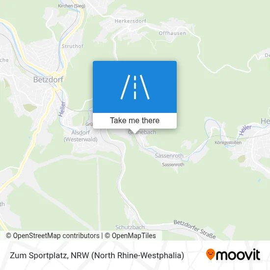 Zum Sportplatz map