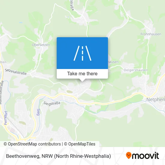 Beethovenweg map