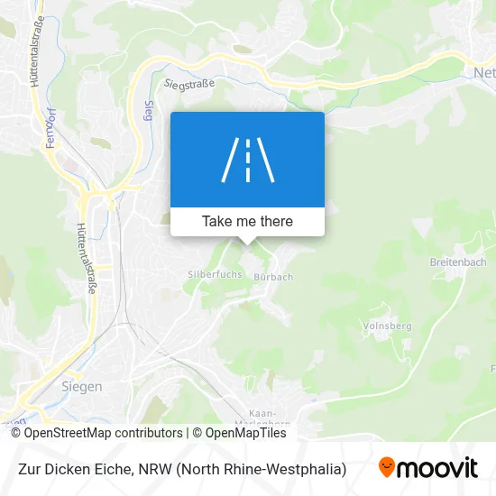 Zur Dicken Eiche map