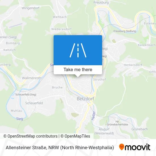 Allensteiner Straße map