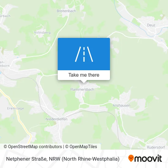 Карта Netphener Straße