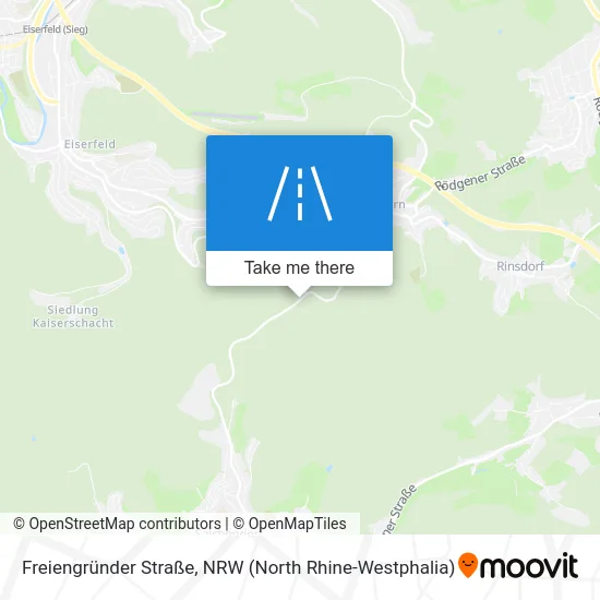 Карта Freiengründer Straße