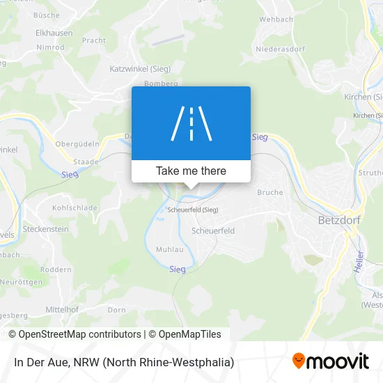 Карта In Der Aue