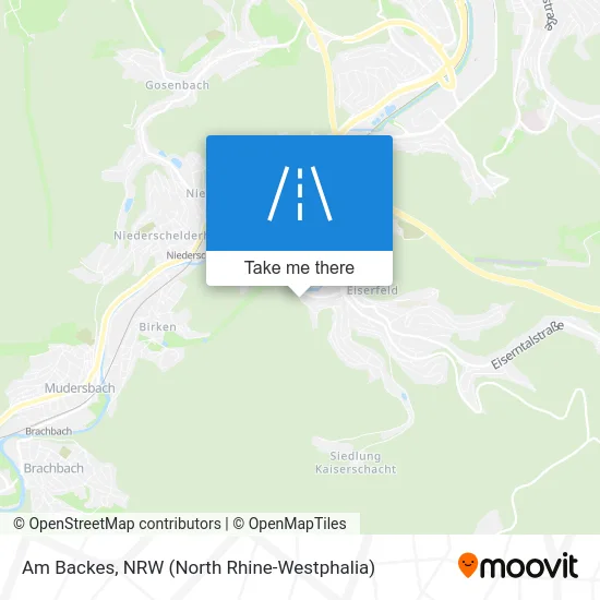 Карта Am Backes