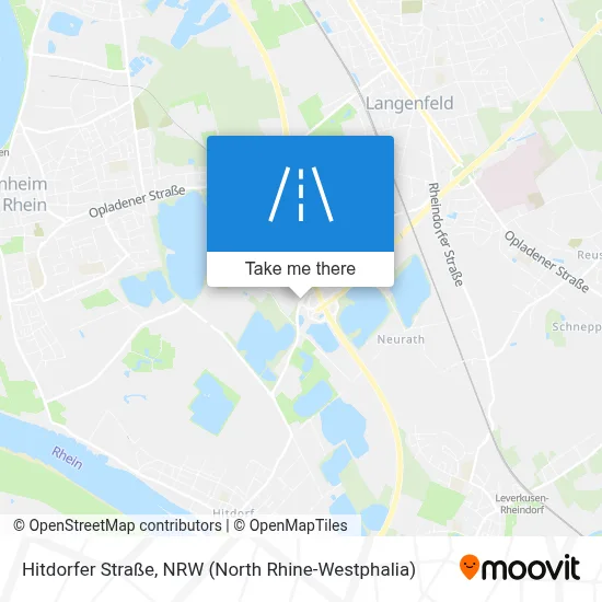 Hitdorfer Straße map