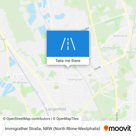 Карта Immigrather Straße
