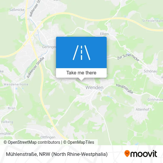 Карта Mühlenstraße