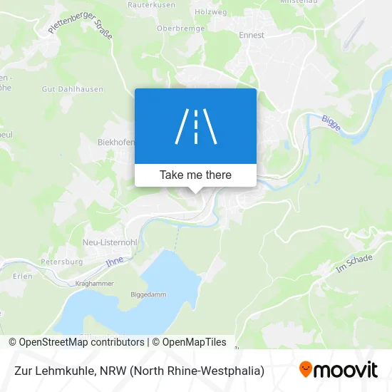 Карта Zur Lehmkuhle