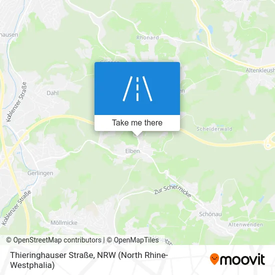 Карта Thieringhauser Straße