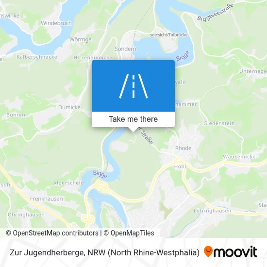 Zur Jugendherberge map