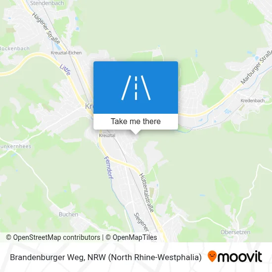 Brandenburger Weg map