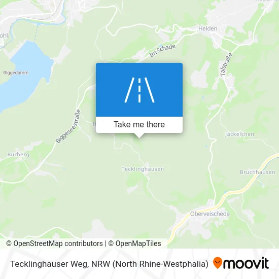 Карта Tecklinghauser Weg