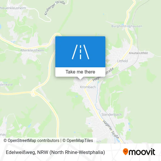 Карта Edelweißweg