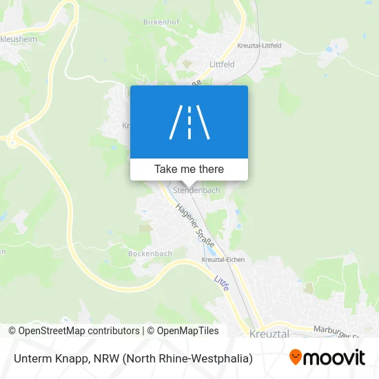 Карта Unterm Knapp