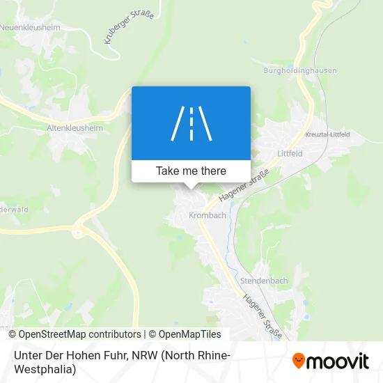 Карта Unter Der Hohen Fuhr