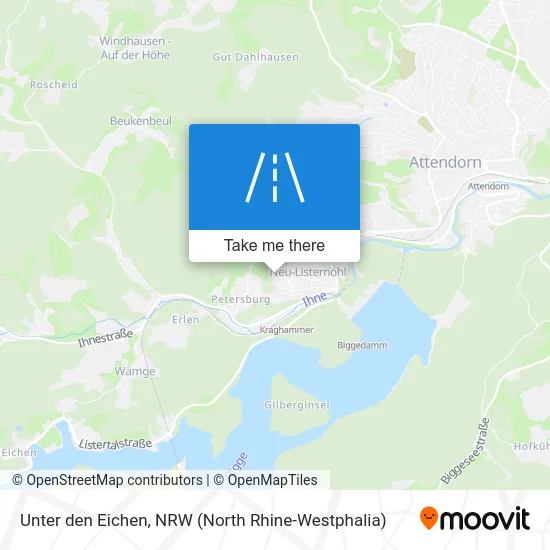 Карта Unter den Eichen