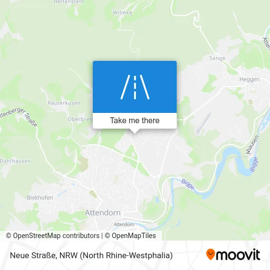 Карта Neue Straße