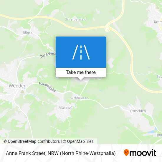 Anne-Frank-Straße map