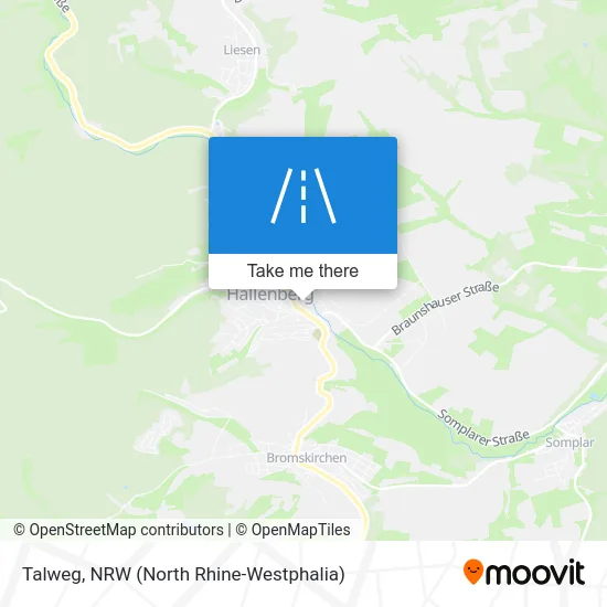 Talweg map