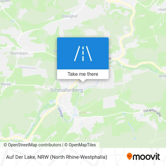 Auf Der Lake map