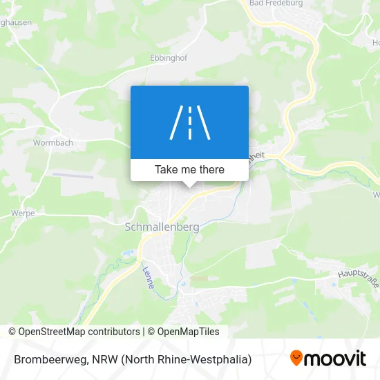 Brombeerweg map