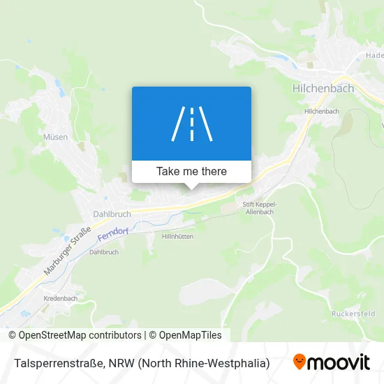 Talsperrenstraße map