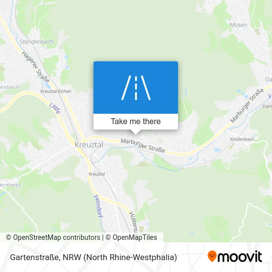 Карта Gartenstraße