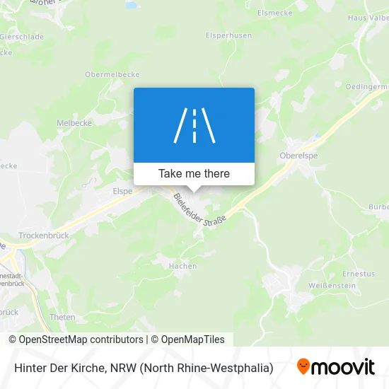 Карта Hinter Der Kirche