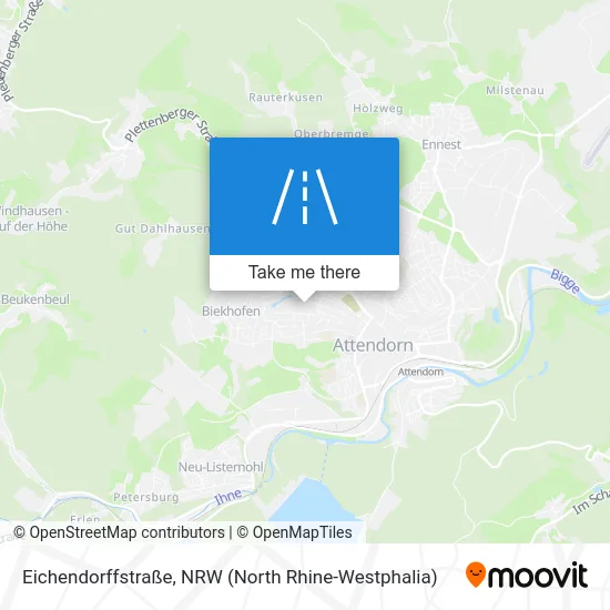 Карта Eichendorffstraße