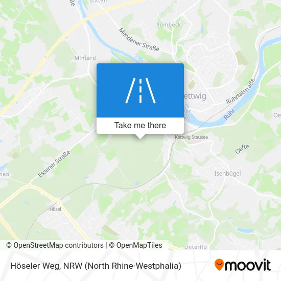 Höseler Weg map