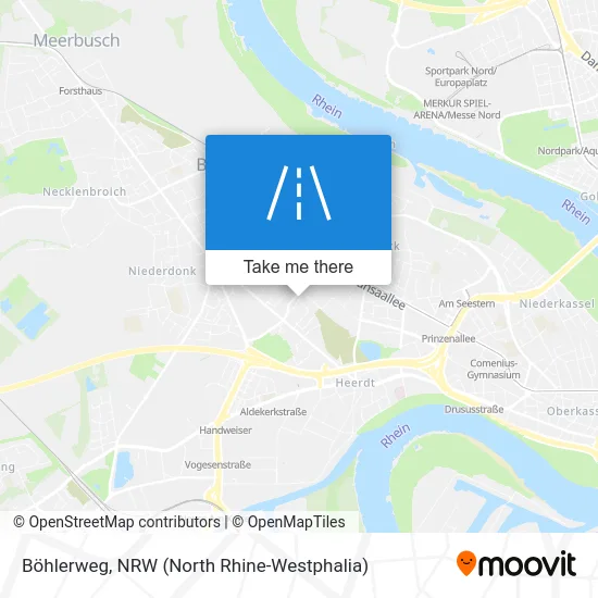 Böhlerweg map