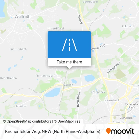 Kirchenfelder Weg map