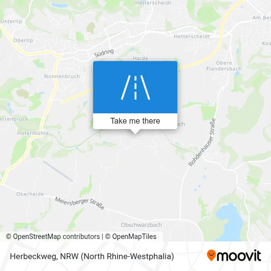Herbeckweg map