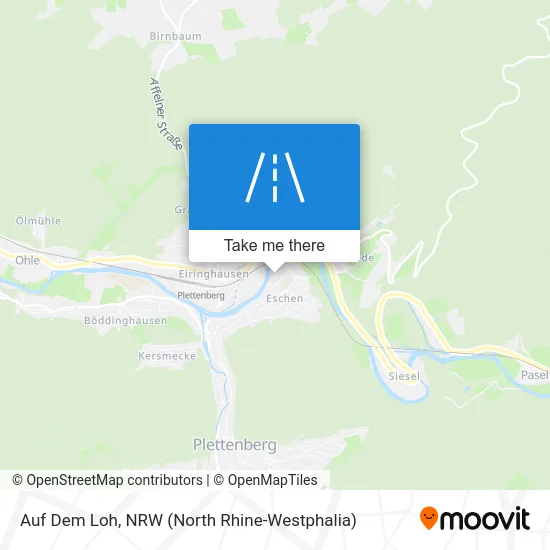 Auf Dem Loh map