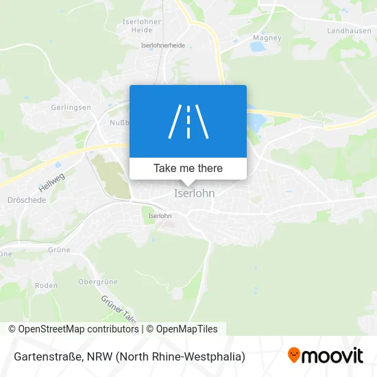 Карта Gartenstraße